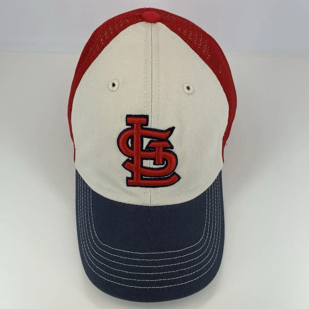 St. Louis Cardinals Hat Gray Red Mesh '47 Twins Snapback OSFA MLB Baseball Cap